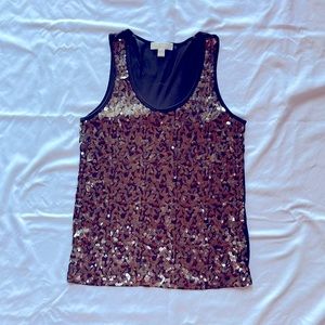 Michael Kors Sequined Tank Top. Size Large